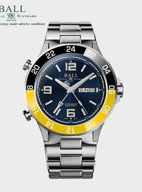 波尔极速勇士系列海洋GMT腕表钛合金材质世界首枚星期日历DG3222A