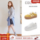 轻便休闲运动板鞋 EBLAN 新款 厚底百搭小白鞋 伊伴德训鞋 女2025秋季