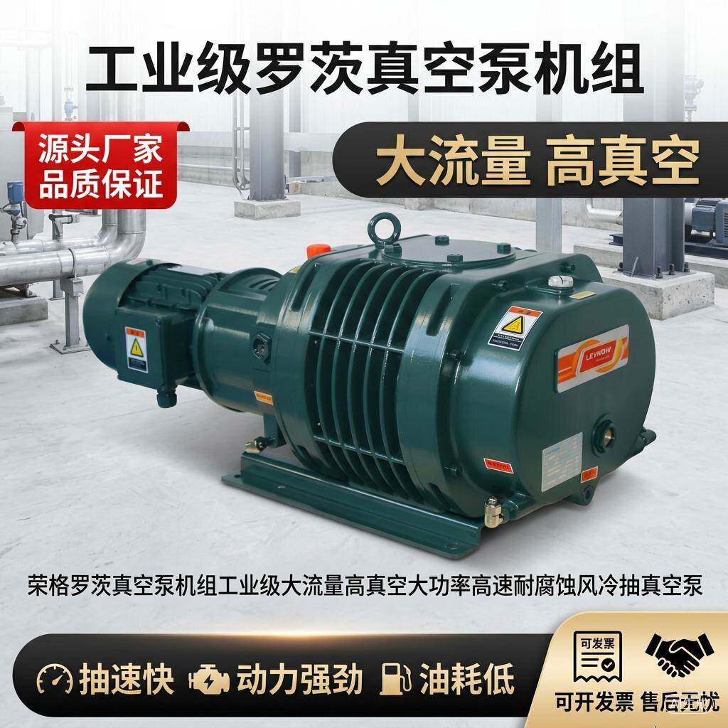 莱诺LR0600罗茨真空泵水冷式大流量真空镀膜压泵真空机组系统