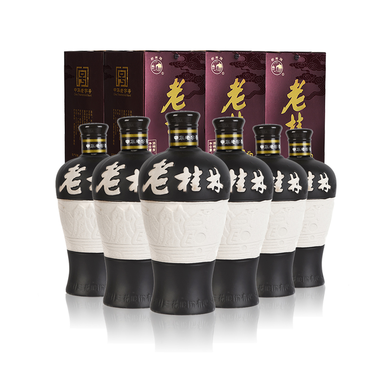 45度老桂林酒500mL×6瓶广西桂林三花酒米香型白酒 酒类 白酒/调香白酒 原图主图