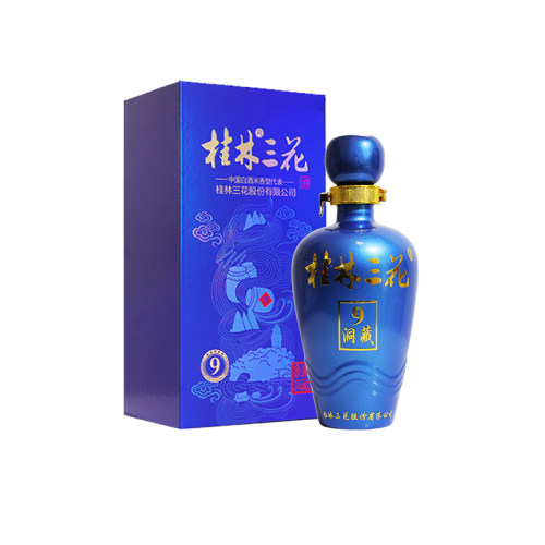 500ml洞藏酒桂林45度桂林三花酒