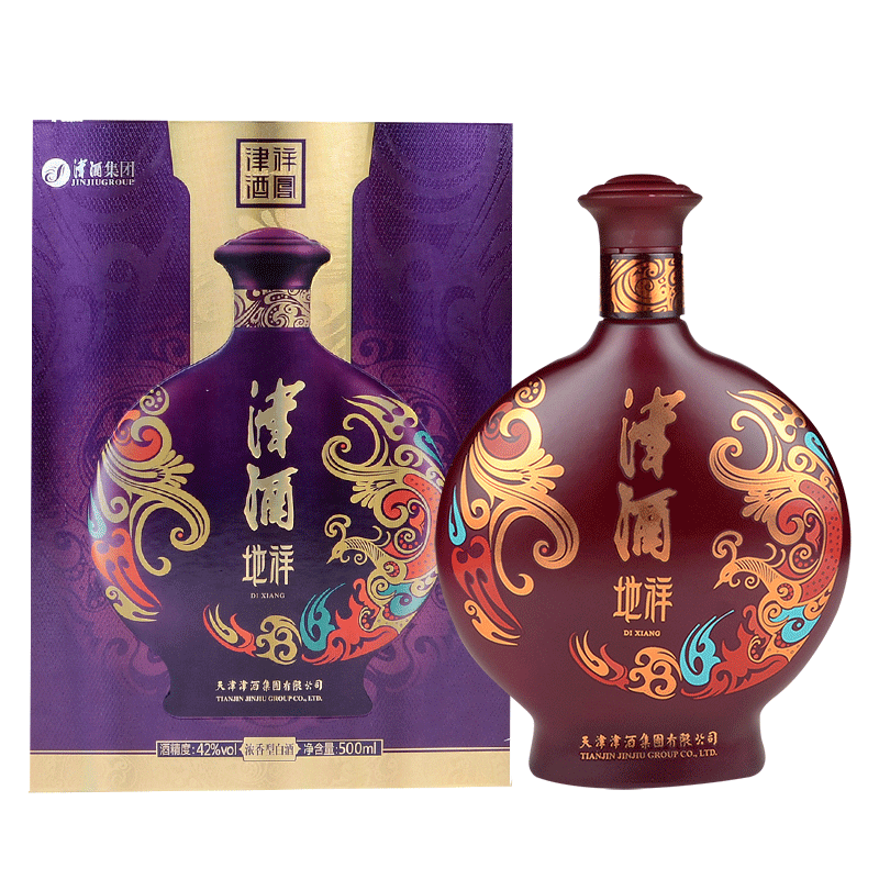 42地祥500ml浓香型白酒津酒