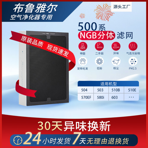 适配布鲁雅尔500NGB滤芯3片装
