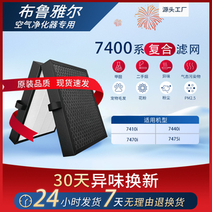 适配Blueair布鲁雅尔空气净化器滤网7410i/7440i/7470i/7475i滤芯