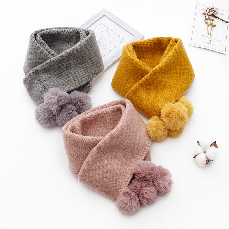 女童围巾冬季韩版秋冬公主可爱女宝宝女宝儿童宝宝小孩毛球小女孩,童装/婴儿装/亲子装,围巾,淘宝优惠券,粉丝福利购,淘宝优惠卷