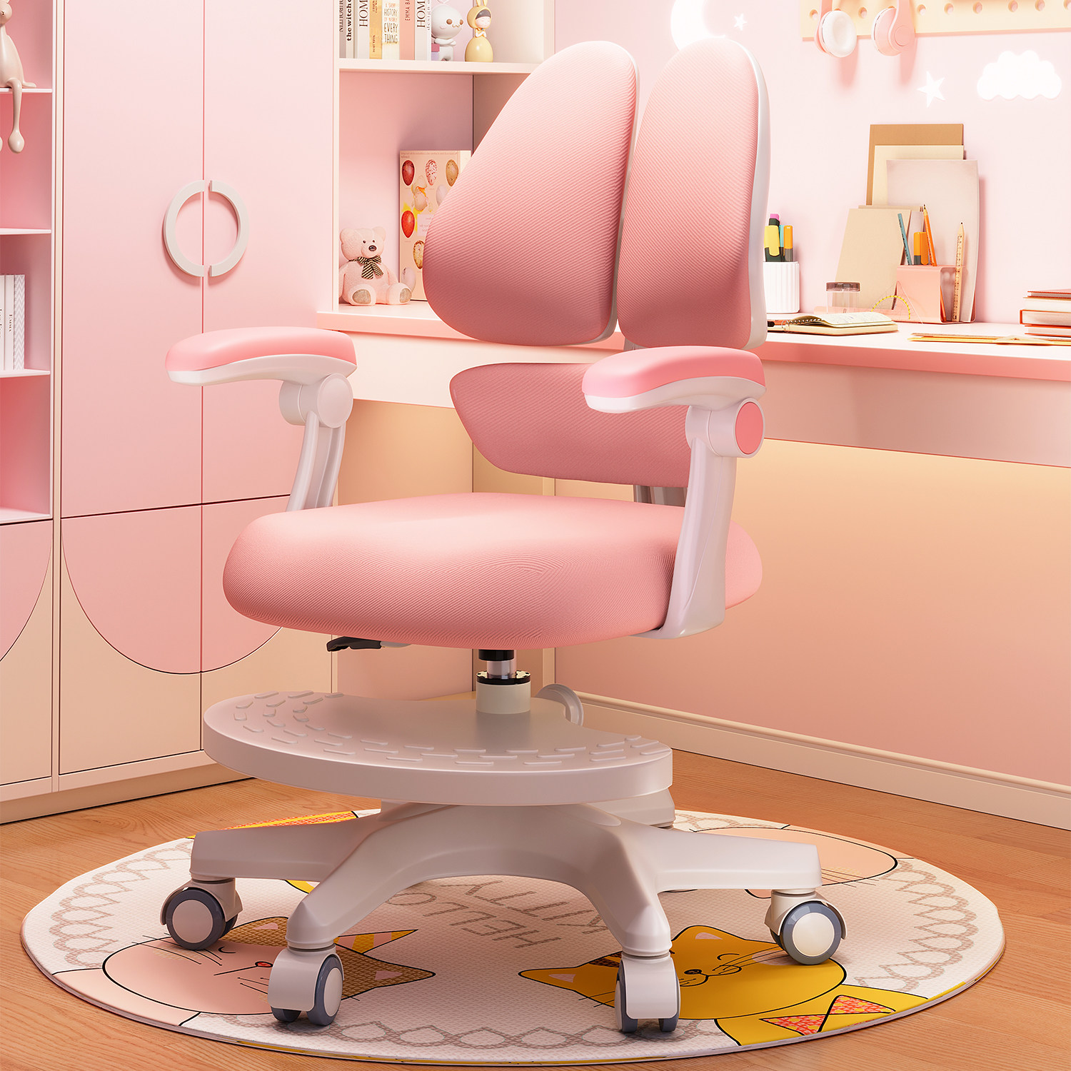 儿童学习椅矫正坐姿靠背电脑椅中小学生书桌椅子学生写字专用座椅