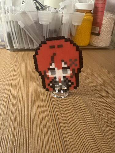 纯手工拼豆成品定制钥匙扣创意生日礼物人面鬼书宿槐周边仄黎