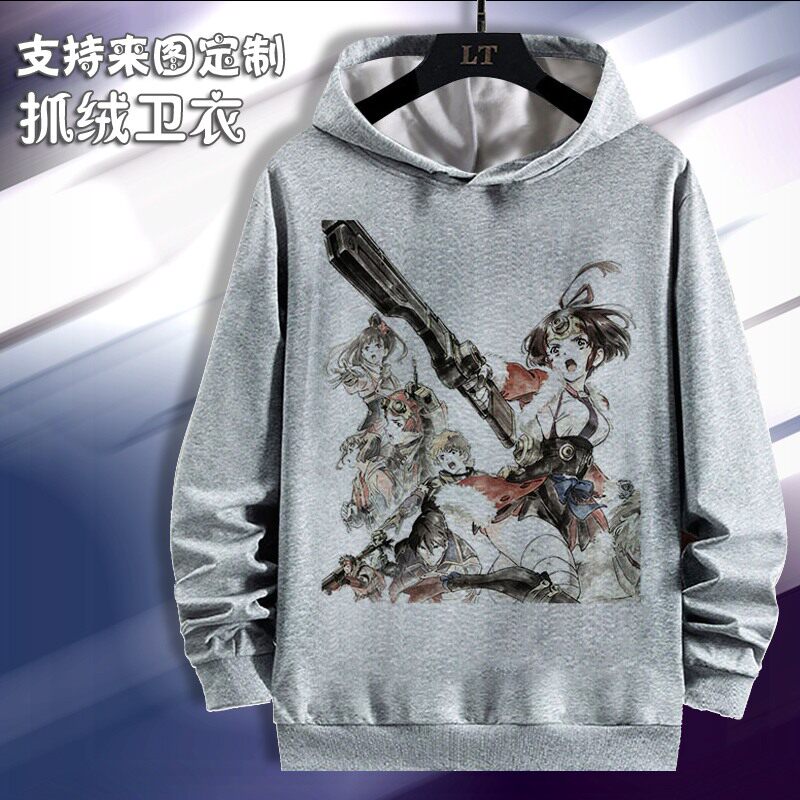 甲铁城的卡巴内瑞卡巴内利 卫衣长袖衣服 周边春秋加绒连帽长袖