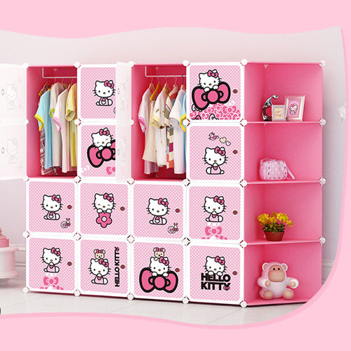 Wardrobe Storage Wardrobe Storage Cartoon Children's Combina