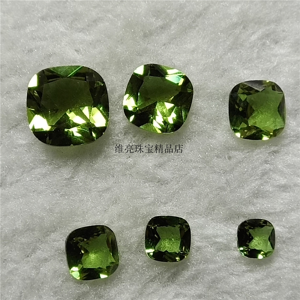 现货土耳其石 水铝石 变色石 苏丹石 圆肥方cushion zultanite