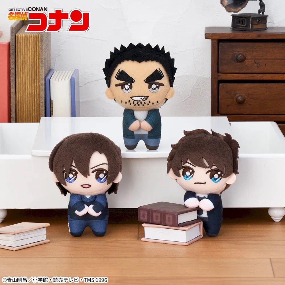 现货松田阵平揣手努努萩原研二警五毛绒公仔娃娃玩偶柯南电影周边