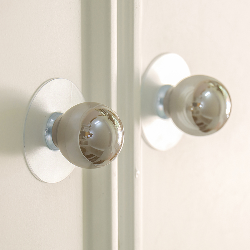 法式圆球衣柜拉手免打孔陶瓷