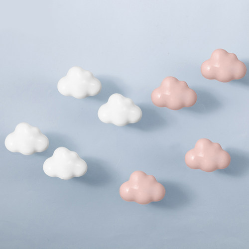 北欧创意陶瓷墙上挂钩少女心浴室