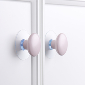 新款 莫兰迪免打孔拉手衣柜柜门橱柜子抽屉现代简约免钉无痕贴把手