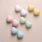 新款 爱心拉手现代简约儿童房女孩衣柜门橱柜子抽屉榻榻米粉色把手