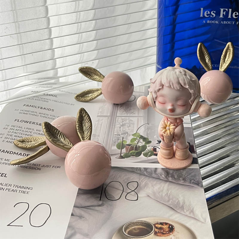 粉色兔子儿童房衣柜拉手