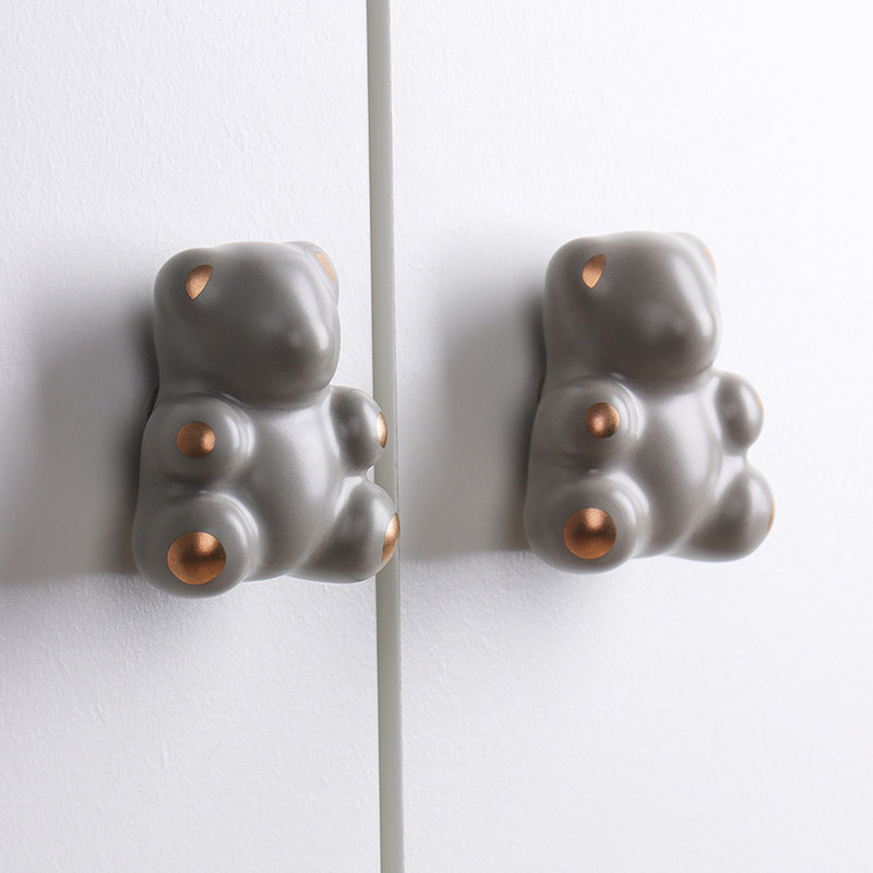 新款灰色柜门拉手衣柜柜子现代简约高档家具抽屉单孔明装陶瓷把手,住宅家具,拉手,淘宝优惠券,粉丝福利购,淘宝优惠卷