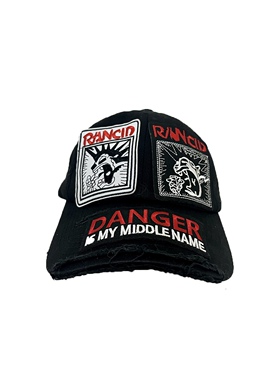 RED ICE黑红破坏朋克嘻哈摇滚暗黑哥特亚文化小众街头鸭舌帽子