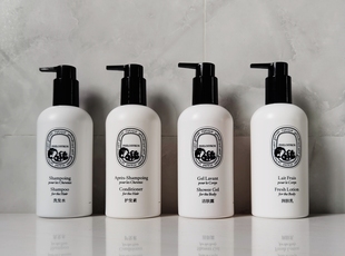 丽思卡尔顿酒店diptyque无花果香洗发水护发素沐浴露润肤乳300ml