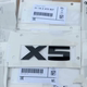 适用于宝马X5G05 X1X2X3X4X6X7 1系2系3系是4系5系字标黑色喷漆