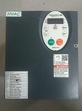 施耐德变频器ATV212HD37N4 三相380-480V 37KW，IP21