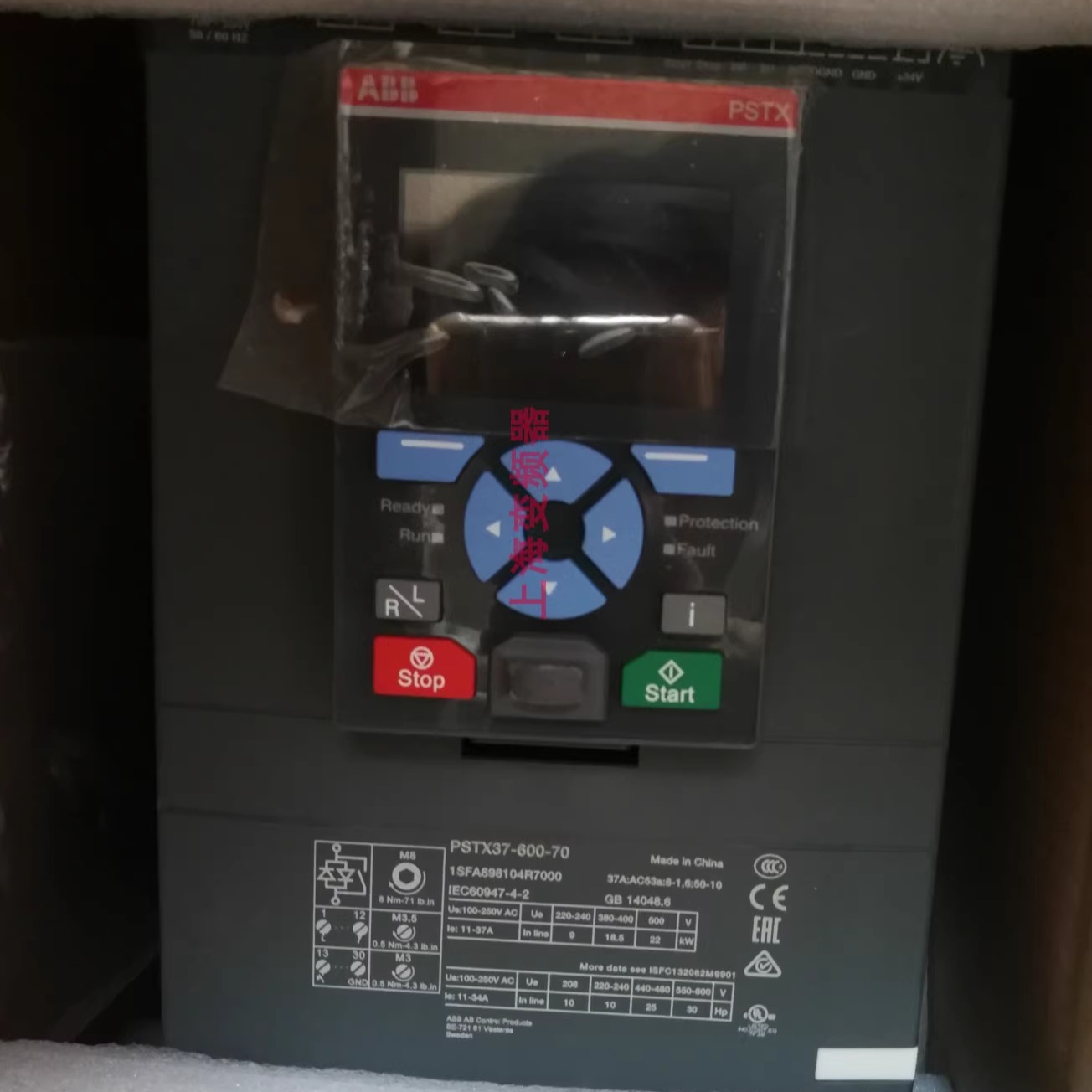 ABB全新软启动器PSTX60-600-70全新30KW