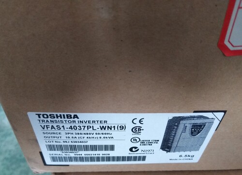 全新原装东芝5.5KW变频器VFAS1-2055PL 200V公司现货质保一年