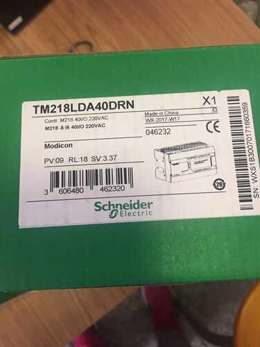 施耐德PLC TM218LDA40DRN一体型可编程控制器全新质保一年