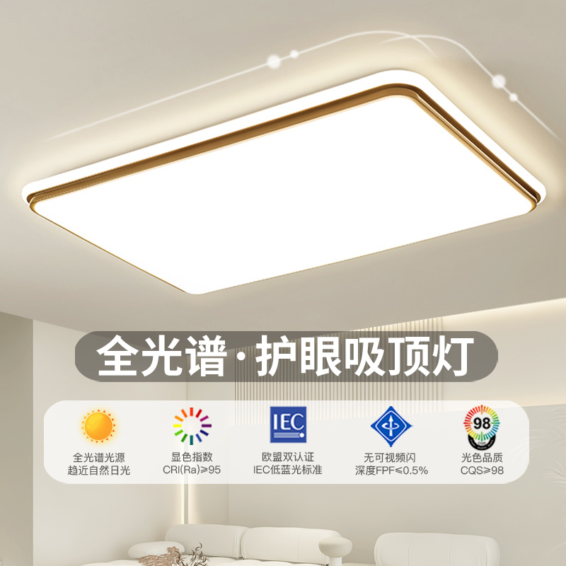 LED吸顶灯圆形客厅现代简