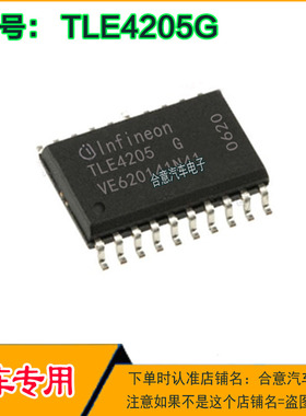 TLE4205G 贴片SOP20汽车电脑板易损IC芯片全新质量保证现货可直拍