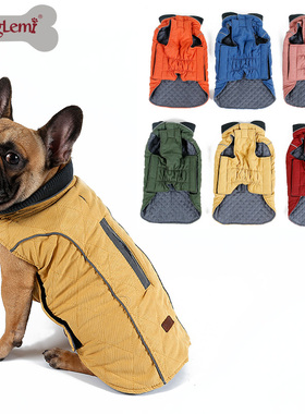 法斗泰迪狗狗衣服马甲冬装加厚中小型犬冬天保暖宠物背心大狗