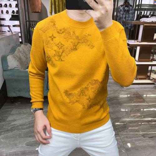 欧洲站2025秋冬新款男士针织衫