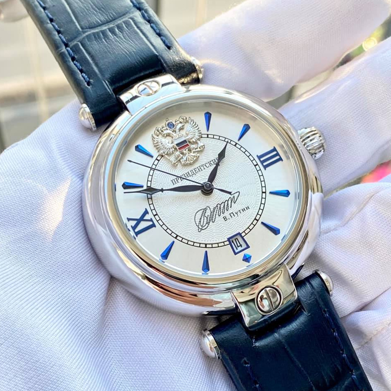 欧美商务气质男表俄罗斯双头鹰总统签名限量防水自动机械机芯轻奢