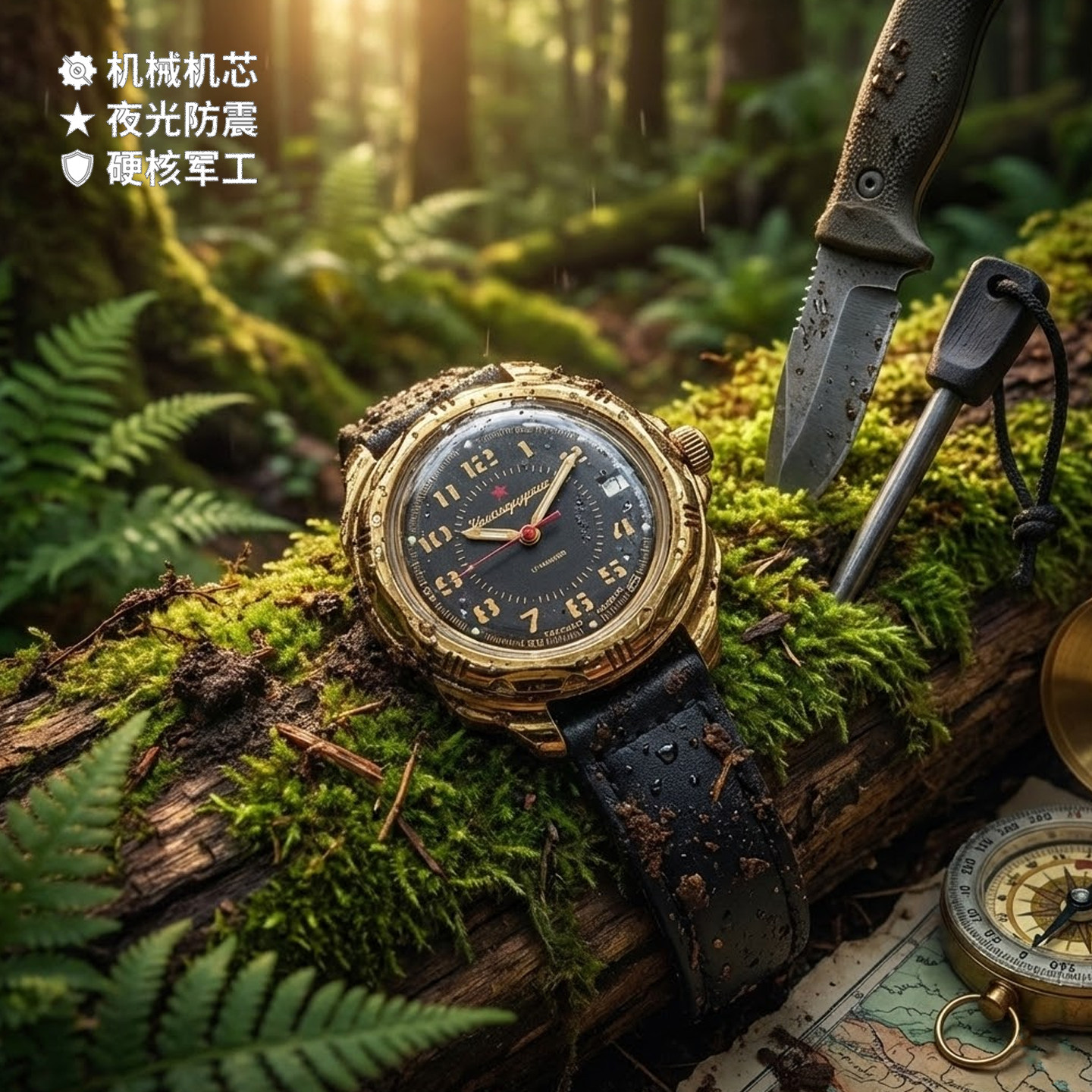 全铜男士机械军表原装进口精品