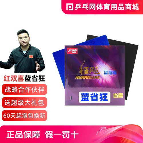 DHS/红双喜狂飙3蓝海绵省套正品