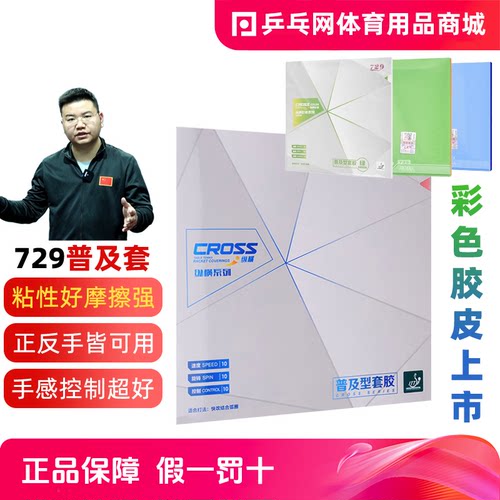乒乓网友谊729普及套乒乓球胶皮