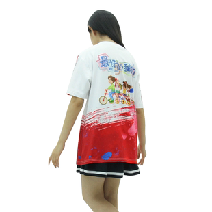 百日誓师大会t恤定制中考高考加油毕业班服红色送考文化衫衣服装