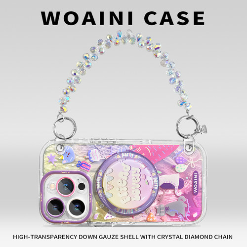 创意新款手提链适用苹果手机壳