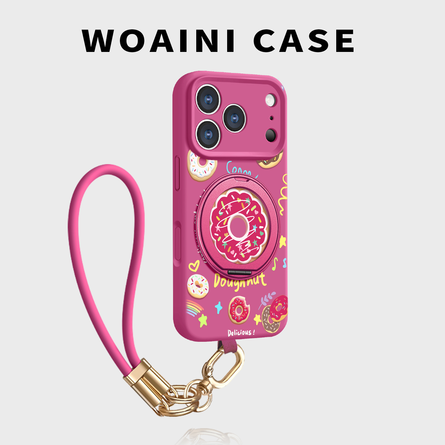 秋冬新款火龙果色适用苹果手机壳