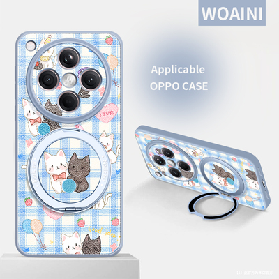 可爱猫咪手机壳适用OPPOfindx8