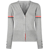 标针织衫 女开衫 高端版 tb双袖 学院风时尚 早春thom纯棉外套