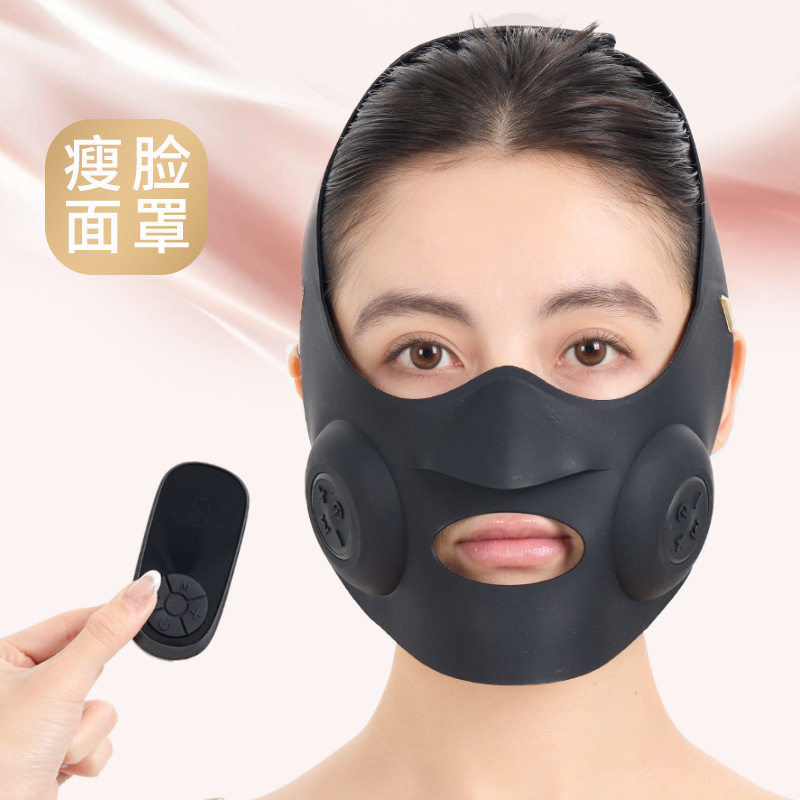 新品脸部美容仪EMS提拉紧致面罩式瘦脸仪面部仪器电动V脸瘦脸仪