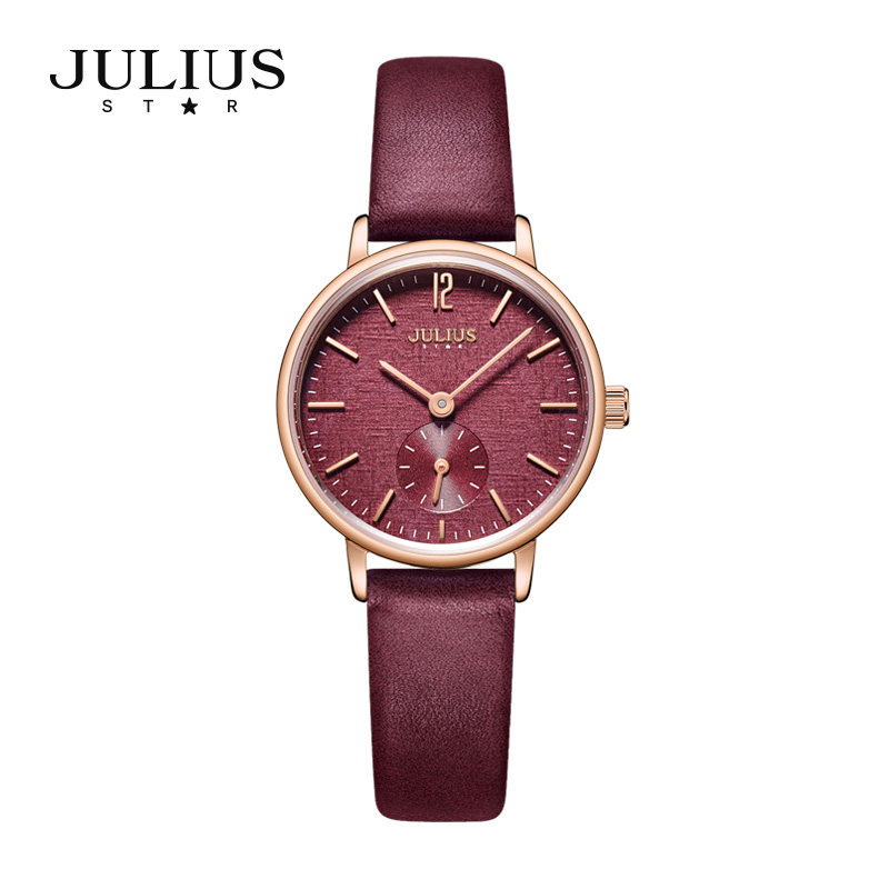 聚利时手表明星系列韩风时尚小表盘秒针正品石英防水女表js-011