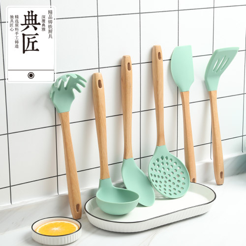 厨具典匠家用锅铲套装硅胶勺