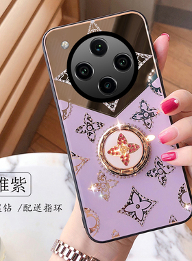 OPPOFindx8pro手机壳镶钻FINDX7uItra带支架女潮Findx6防摔X6pro化妆镜面FINDX8全包挂绳网红高端奢华FIndx7