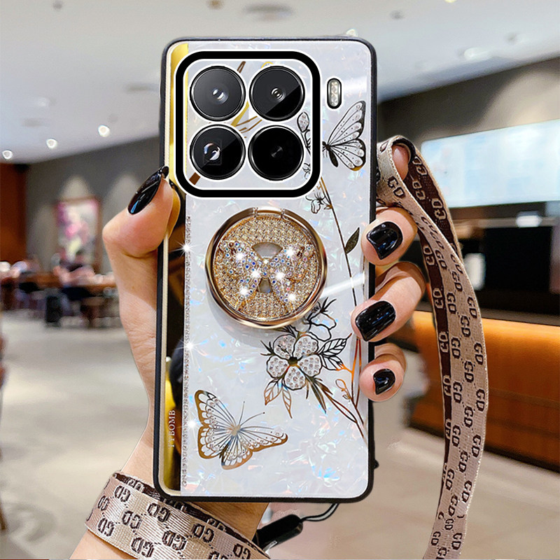 适用于小米15手机壳镶钻小米14高级感全包Xiaomi15pro新款带支架防摔硅胶套高级送挂绳女潮款小米14pro高颜值,3C数码配件,手机保护套/壳,淘宝优惠券,粉丝福利购,淘宝优惠卷