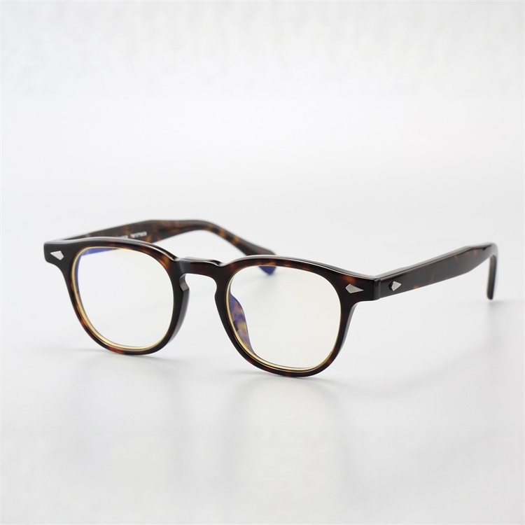 504雕花复古眼镜近视眼镜框男黑框工装配蓝光近视变色镜黑框6341