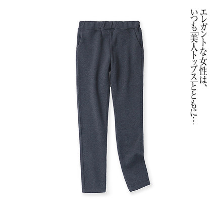 加绒裤冬新款外贸女装百搭保暖修身弹力显瘦多口袋休闲长裤11242