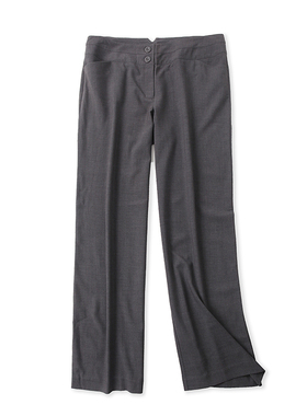 大码西装裤春秋季新款外贸女装休闲百搭高腰显瘦直筒阔腿裤14987