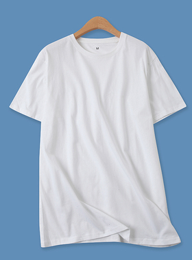 百搭棉T恤夏季新款外贸女装纯色圆领大码宽松显瘦短袖上衣 14909